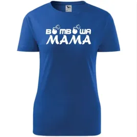 damska-koszulka-na-dzien-mamy-bombowa-mama-na-prezent-urodziny-dla-mamy-nie