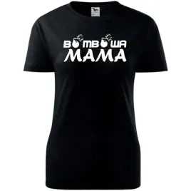 damska-koszulka-na-dzien-mamy-bombowa-mama-na-prezent-urodziny-dla-mamy-cza