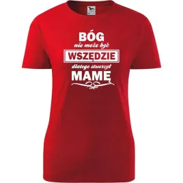 damska-koszulka-na-dzien-mamy-bog-nie-moze-byc-wszedzie-na-prezent-dla-mamy