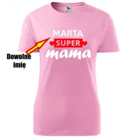 damska-koszulka-na-dzien-mamy-super-mama-dowolne-imie-rozowy-m