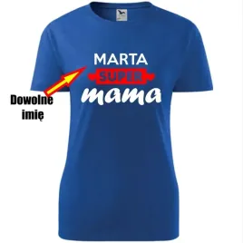 damska-koszulka-na-dzien-mamy-super-mama-dowolne-imie-niebieski-xs