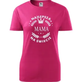 damska-koszulka-na-dzien-mamy-najlepsza-mama-na-swiecie-prezent-dla-mamy