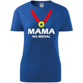 damska-koszulka-na-dzien-mamy-mama-na-medalna-prezent-urodziny-niebieski-m
