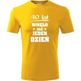 meska-koszulka-z-nadrukiem-40-lat-minelo-jak-jeden-dzien-prezent-urodziny-z