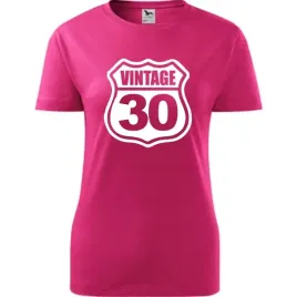 damska-koszulka-z-nadrukiem-vintage-30-na-prezent-urodziny-dla-niej-malinow