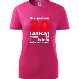 damska-koszulka-z-nadrukiem-nie-jestem-30-latka-prezent-na-urodzin-dla-niej