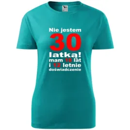 damska-koszulka-z-nadrukiem-nie-jestem-30-latka-prezent-na-urodzin-dla-niej