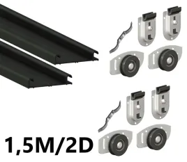 system-przesuwny-czarny-easy-ares2-fast-2m-2d