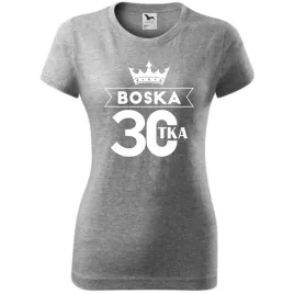 damska-koszulka-z-nadrukiem-boska-30-prezent-na-trzydzieste-urodziny-ciemno