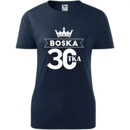 damska-koszulka-z-nadrukiem-boska-30-prezent-na-trzydzieste-urodziny-ciemny