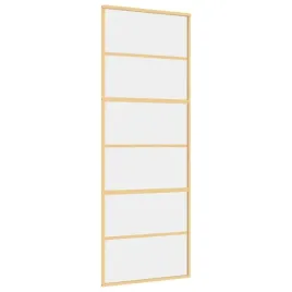 drzwi-przesuwne-zlote-76x205-cm-przezroczyste-szklo-esg