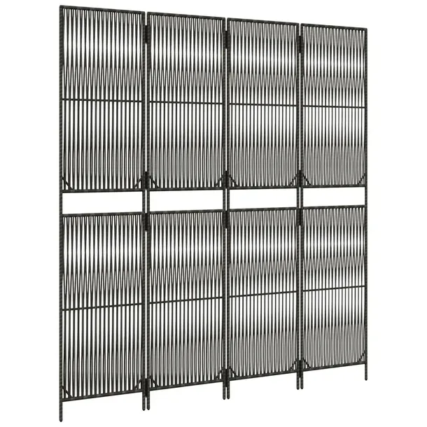 parawan-4-panelowy-szary-polirattan-szerokosc-skrzydla-49-cm