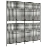 parawan-4-panelowy-szary-polirattan-szerokosc-skrzydla-49-cm