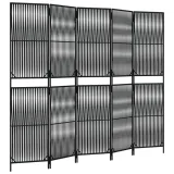 parawan-5-panelowy-czarny-polirattan