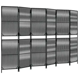 parawan-6-panelowy-czarny-polirattan