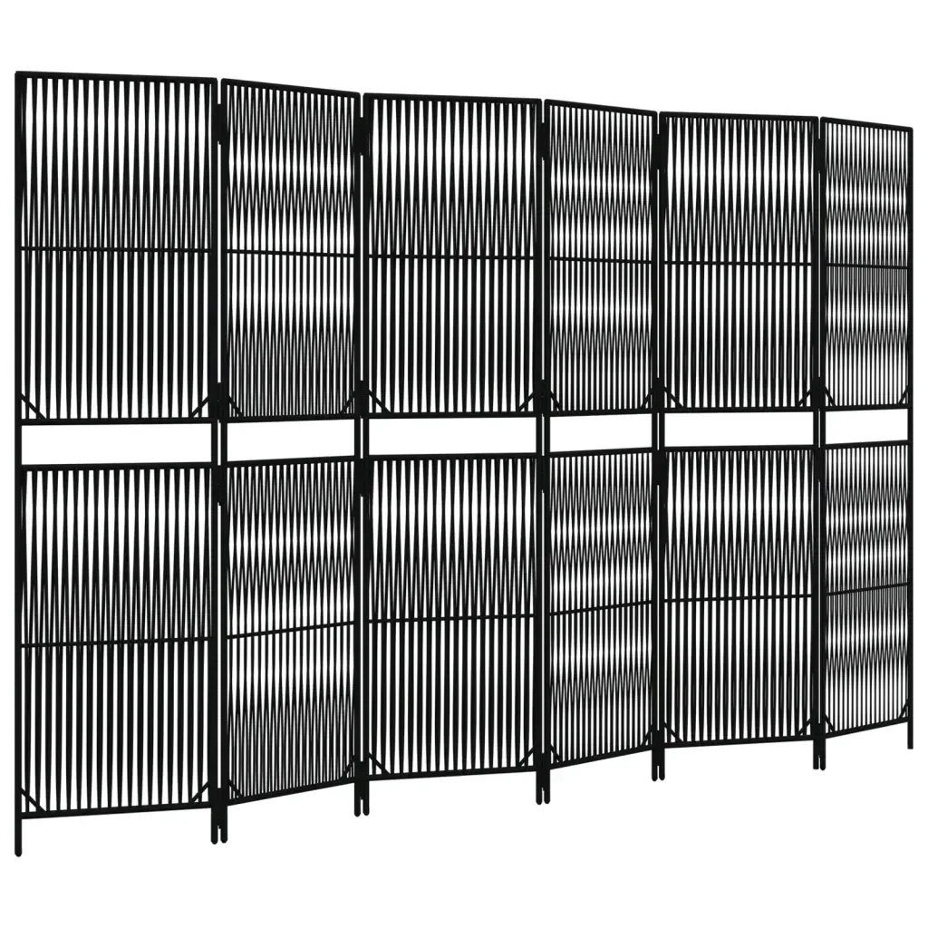 parawan-6-panelowy-czarny-polirattan