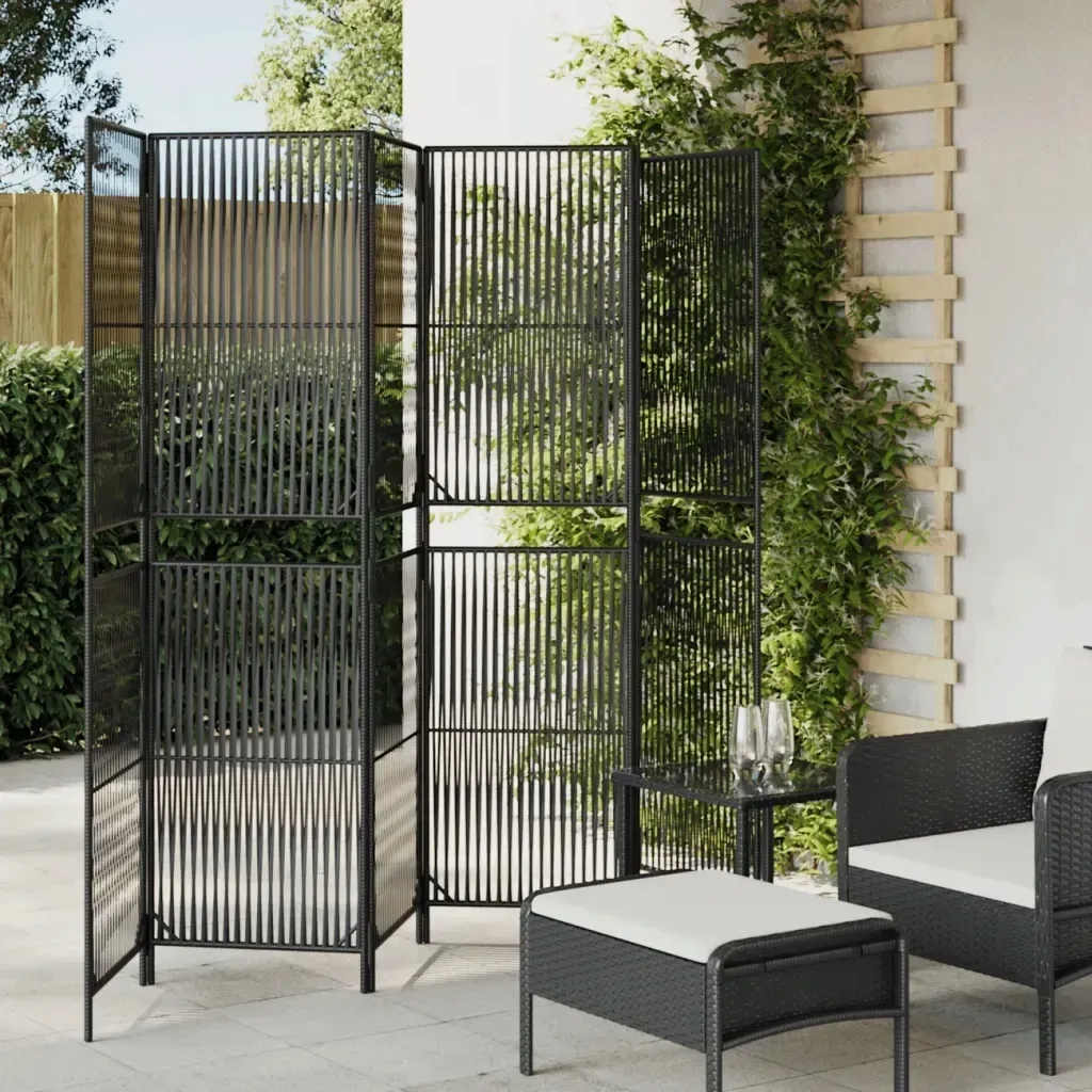 parawan-6-panelowy-czarny-polirattan