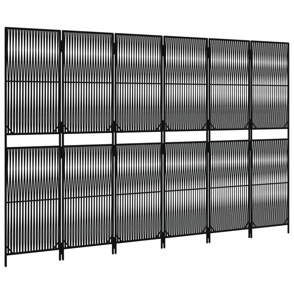 parawan-6-panelowy-czarny-polirattan