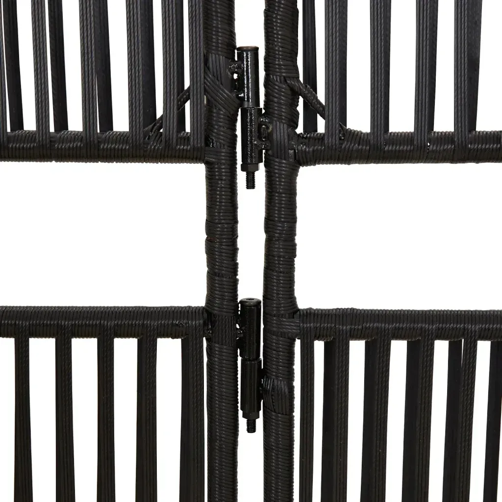 parawan-6-panelowy-czarny-polirattan-stan-nowy