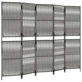 parawan-5-panelowy-szary-polirattan