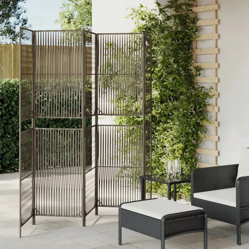 parawan-5-panelowy-szary-polirattan