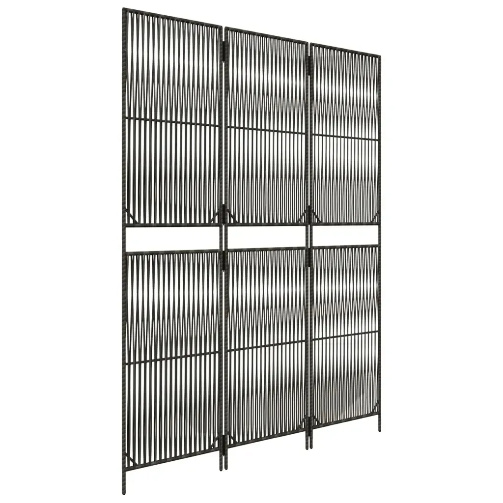 parawan-3-panelowy-szary-polirattan