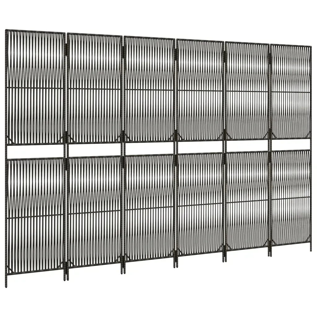 parawan-6-panelowy-szary-polirattan