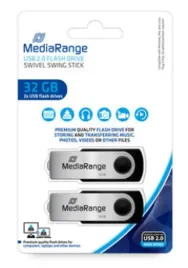 mediarange-mr911-2-pamiec-usb-32-gb-usb-typu-a-2-0-czarny-srebrny