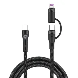forever-kabel-2w1-usb-c-lightning-usb-c-10-m-60w-czarny