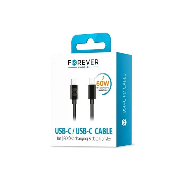 forever-kabel-usb-c-usb-c-10-m-60w-czarny