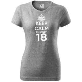 damska-koszulka-z-nadrukiem-keep-calm-i-m-only-18-prezent-na-urodziny-ciemn