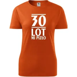 damska-koszulka-z-nadrukiem-30-lot-mi-pizlo-na-prezent-na-urodzny-dla-niej