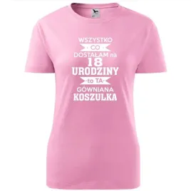 damska-koszulka-wszystko-co-dostalam-na-18-urodziny-to-ta-gowniana-koszulka