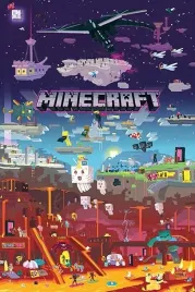 podkladka-pod-mysz-nadruk-22x18-cm-minecraft-world-beyond-tekst-prezent