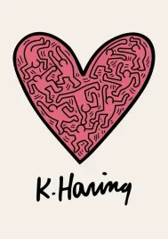 podkladka-pod-mysz-z-nadrukiem-22x18-cm-keith-haring-vintage-tekst-prezent