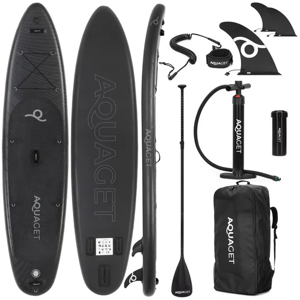 Deska pompowana do pływania SUP 350 cm paddleboard komplet z wiosłem i wypo