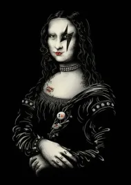 plakat-kiss-mona-lisa-art-sztuka-vintage-retro-100x70-cm-9
