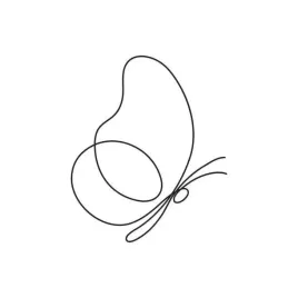 plakat-one-line-art-motyl-obraz-vintage-100x70-cm