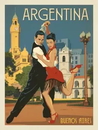 plakat-argentyna-buenos-aire-vintage-retro-100x70-cm