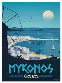 plakat-mykonos-grecja-vintage-retro-100x70-cm
