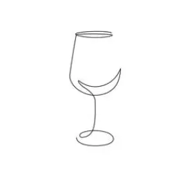 plakat-one-line-art-wino-wine-vintage-100x70-cm
