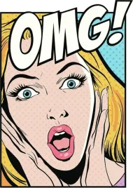plakat-omg-kobieta-retro-vintage-100x70-cm