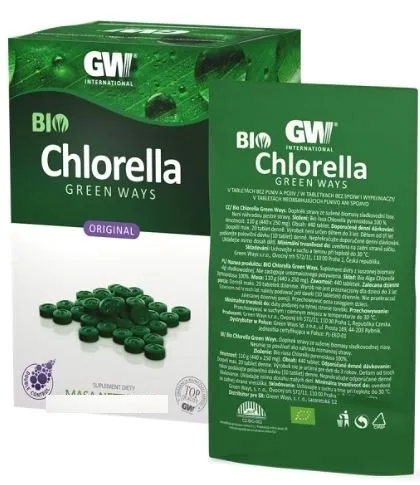 Bio Chlorella Pyrenoidosa GREEN WAYS tabletki 440 szt. 110g 1sasz.