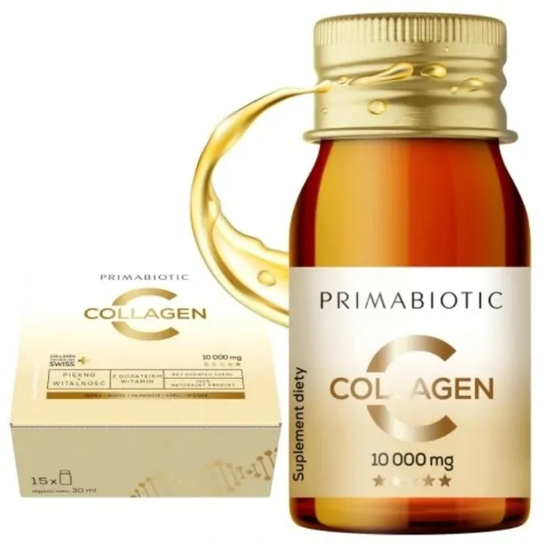 PRIMABIOTIC COLLAGEN Gold Classic 10000mg Kolagen Do Picia30x 30 ml