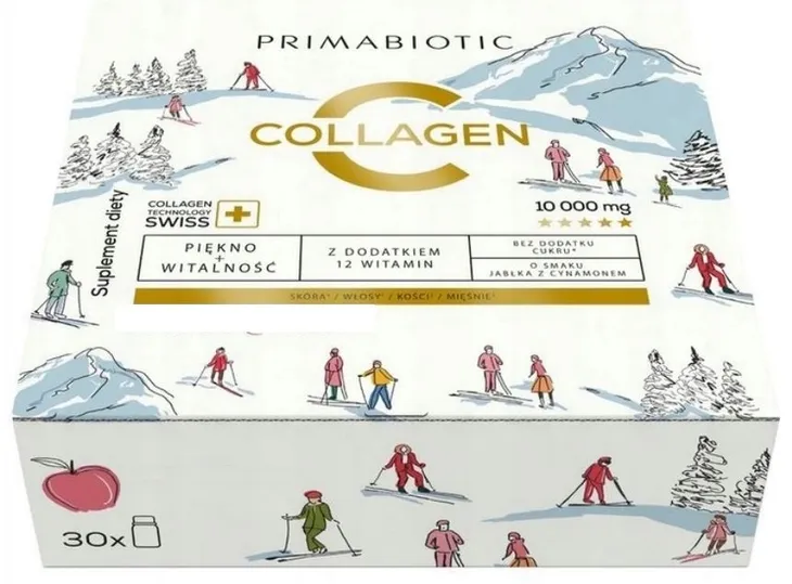 Primabiotic Kolagen Collagen 30x30ml Winter jabłko z cynamonem data 06.2027