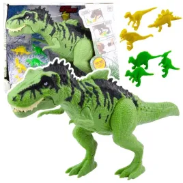 zestaw-dinozaur-z-malymi-figurki-ruchomy-dzwieki-zielony