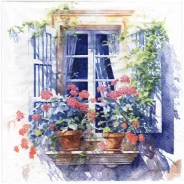serwetka-do-decoupage-33x33cm-mediterranean-windows-okno-z-kwiatami
