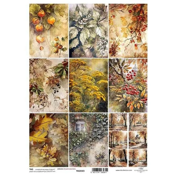 papier-do-scrapbookingu-jesien