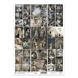 papier-do-scrapbookingu-postacie-z-basni-tajemnicze-postacie