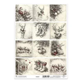 papier-do-scrapbookingu-lyzwy-swiety-mikolaj-renifer-buty